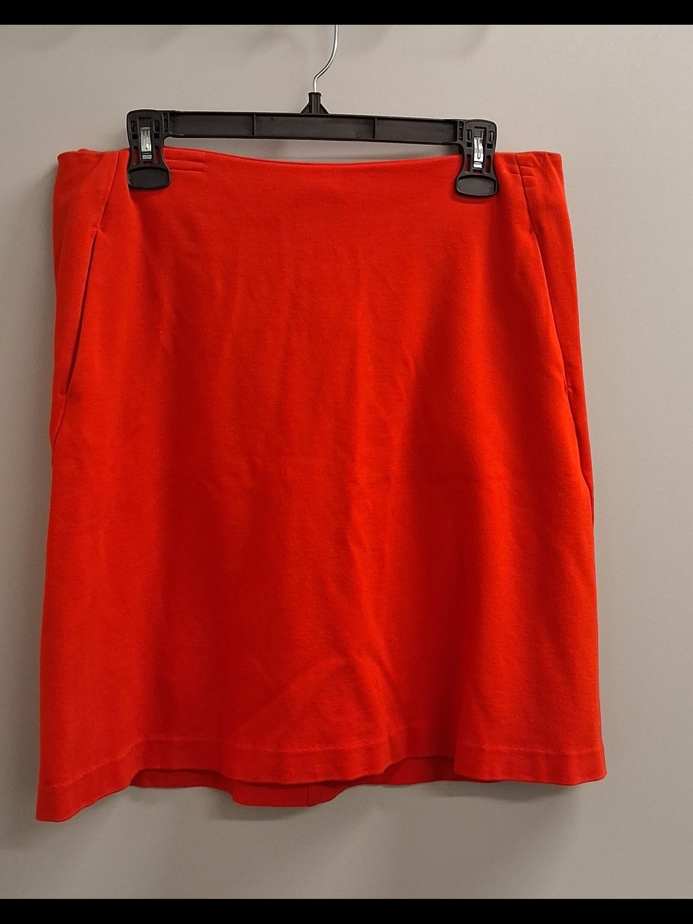 Cabi orange/red A-Line Skirt 10